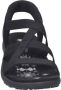 Skechers Slip-Ins Reggae Slim Sandalen Dames Zwart - Thumbnail 6