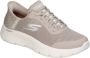 Skechers Go Walk Flex Grand Entry Slip-Ins Sneakers Taupe - Thumbnail 5