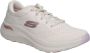 Skechers Comfortabele Arch Fit Natuurlijke Mesh Sneaker Beige Dames - Thumbnail 9