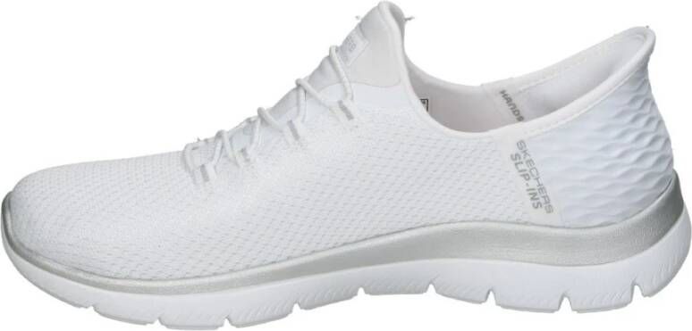 Skechers Mode Sneakers Wit Zilver Vrouwen White Dames - Foto 3