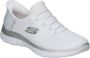Skechers Mode Sneakers Wit Zilver Vrouwen White Dames - Thumbnail 5