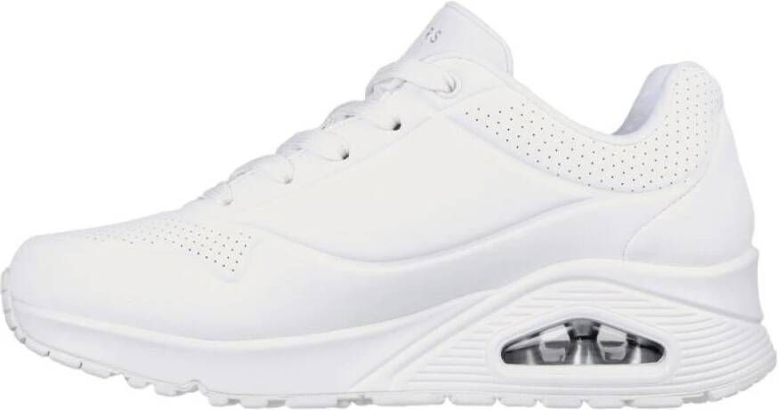 Skechers Dames Uno Stand On Air Sneakers White Dames