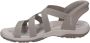 Skechers Slip-Ins Reggae Slim Sandalen Beige - Thumbnail 5