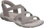 Skechers Slip-Ins Reggae Slim Sandalen Beige - Thumbnail 7
