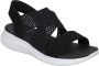 Skechers Yoga Foam Platform Sandals Zwart Dames - Thumbnail 5