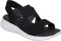 Skechers Yoga Foam Platform Sandals Zwart Dames - Thumbnail 6