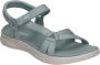 Skechers Groene Sandalen met Stoffen Voering Green Dames - Thumbnail 11