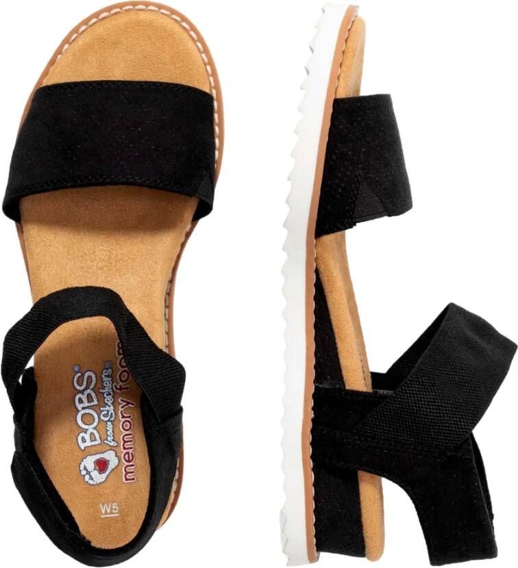 Skechers Desert Kiss Sandalen Black Dames