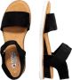 Skechers Bobs Memory Foam Sandaal Dames Zwart - Thumbnail 6