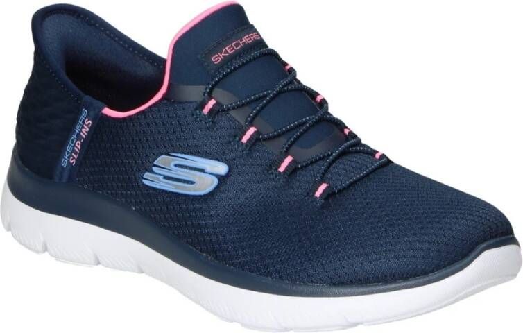 Skechers Diamant Instappers Blue Dames