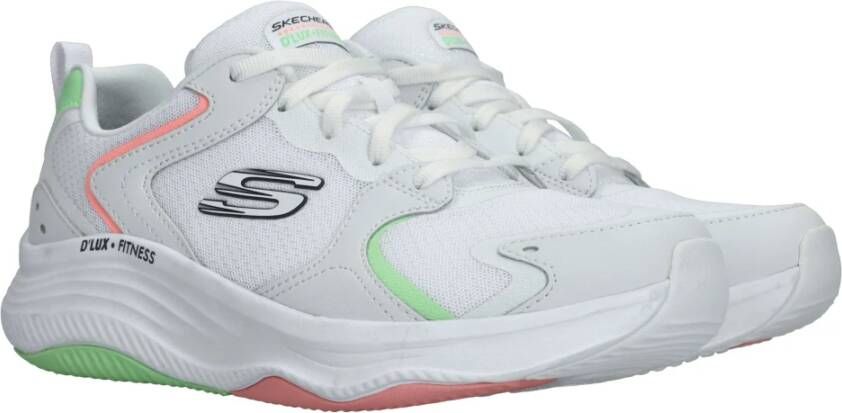 Skechers D'Lux Fitness sneaker Wit Dames