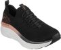 Skechers D Lux Walker-Let It Glow Sneakers Zwart Dames - Thumbnail 7