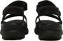 Skechers Zwarte Plateau Velcro Platte Sandalen Black Dames - Thumbnail 5