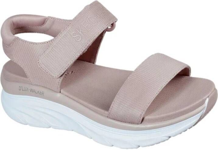 Skechers DLuxe Walker Sandalen voor Dames Pink Dames