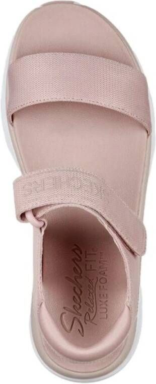 Skechers DLuxe Walker Sandalen voor Dames Pink Dames