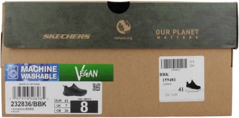 Skechers Edgeride Sneakers Black Heren