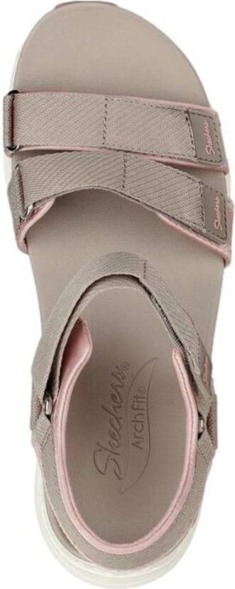 Skechers Flat Sandals Beige Dames