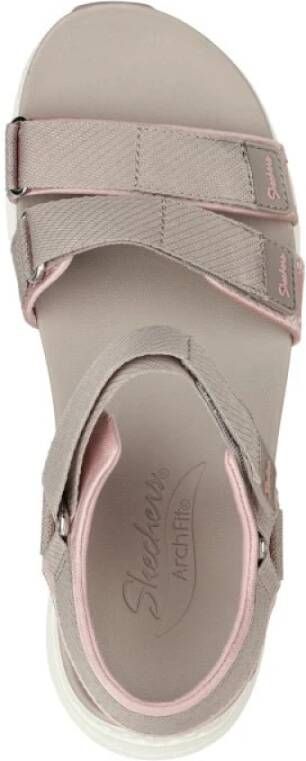 Skechers Flat Sandals Beige Dames