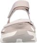 Skechers Stijlvolle platte sandalen voor toeristen Beige Dames - Thumbnail 9