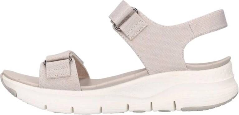 Skechers Flat Sandals Beige Heren