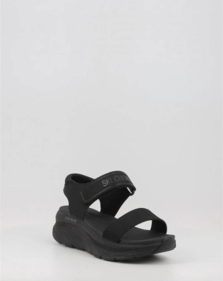 Skechers Flat Sandals Zwart Dames