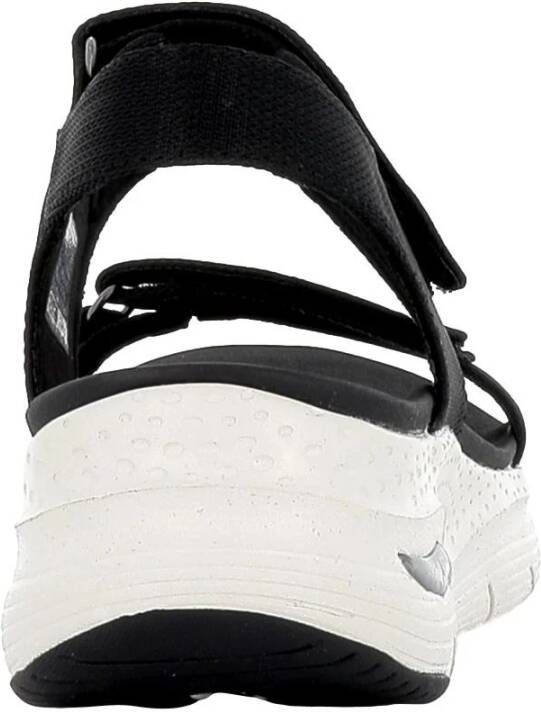 Skechers Flat Sandals Zwart Dames