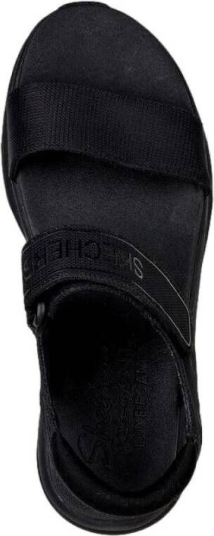 Skechers Flat Sandals Zwart Dames