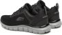 Skechers Track-Broader 232698-BKCC Mannen Zwart Sneakers Sportschoenen - Thumbnail 7