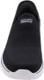 Skechers Go Walk 7 Mia Dames Instappers Zwart;Wit - Thumbnail 6