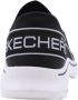 Skechers Go Walk 7 Mia Dames Instappers Zwart;Wit - Thumbnail 7
