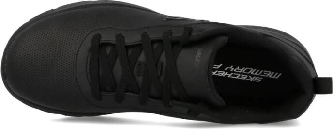 Skechers Gebreide Sport Sneaker Black Dames