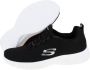 Skechers Geheugen Hardloopschoenen Zwart Wit Black Heren - Thumbnail 4
