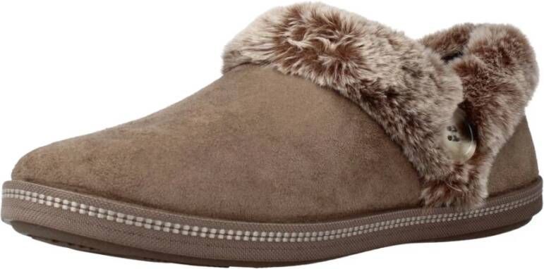 Skechers Gezellig Kampvuur Pantoffels Brown Dames