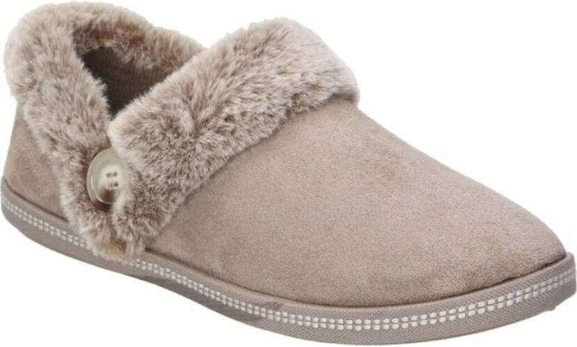 Skechers Gezellige Kampvuur Pantoffels Beige Dames