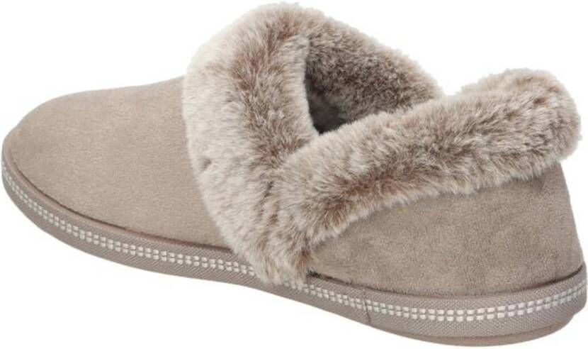 Skechers Gezellige Kampvuur Pantoffels Beige Dames