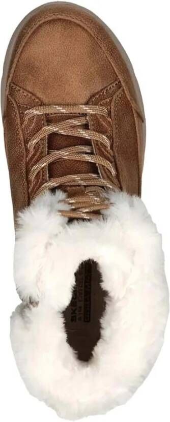 Skechers Glacial Ultra Cozy Enkellaarzen Brown Dames