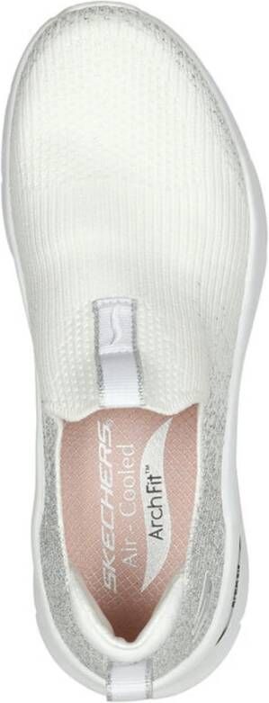Skechers Glimmer Dust Arch Fit Sneaker White Dames