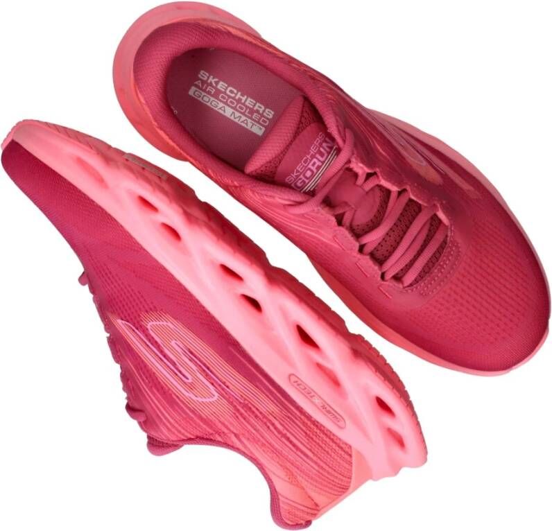 Skechers Go Run Swirl Tech Speed Ultimate Stride sneaker Pink Dames