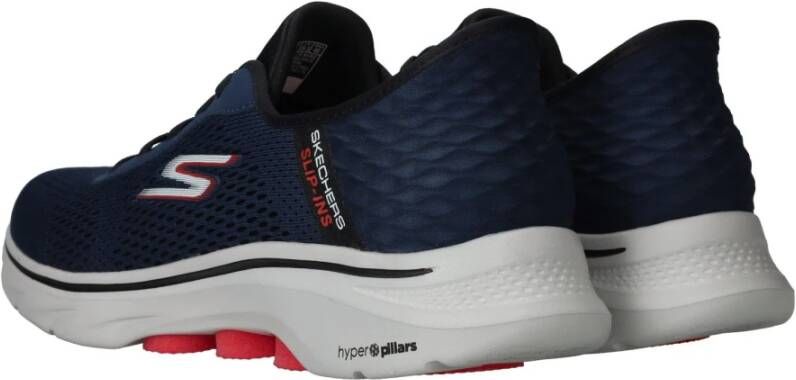 Skechers Go Walk 7 Free Hand 2 Slip-Ins instapper Blue Heren