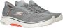 Skechers Slip-ins Go Walk 7 Free Hand 2 Heren Instappers Grijs - Thumbnail 14