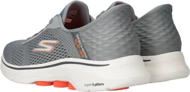 Skechers Go Walk 7 Free Hand 2 Slip-Ins instapper Gray Heren