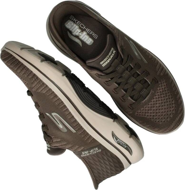 Skechers Go Walk Arch Fit 2.0 Grand Select 2 Slip-Ins instapper Brown Heren