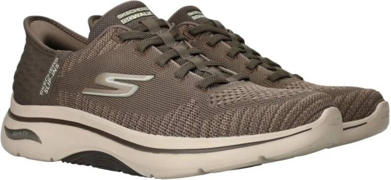 Skechers Go Walk Arch Fit 2.0 Grand Select 2 Slip-Ins instapper Brown Heren