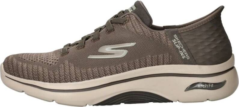 Skechers Go Walk Arch Fit 2.0 Grand Select 2 Slip-Ins instapper Brown Heren