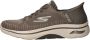 Skechers Slip-Ins Go Walk Arch Fit 2.0 Grand Select 2 Instappers Heren Taupe - Thumbnail 25