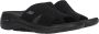 Skechers Go Walk Arch Fit Worthy 140224 BBK Vrouwen Zwart Slippers - Thumbnail 6