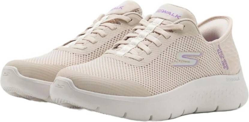Skechers Go Walk Flex Sneakers Beige Dames