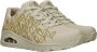 Skechers Sneakers UNO-GOLDEN HEART Vrijetijdsschoen veterschoen met gouden mylar borduursels - Thumbnail 30