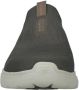 Skechers Go Walk instappers taupe Textiel Heren - Thumbnail 12