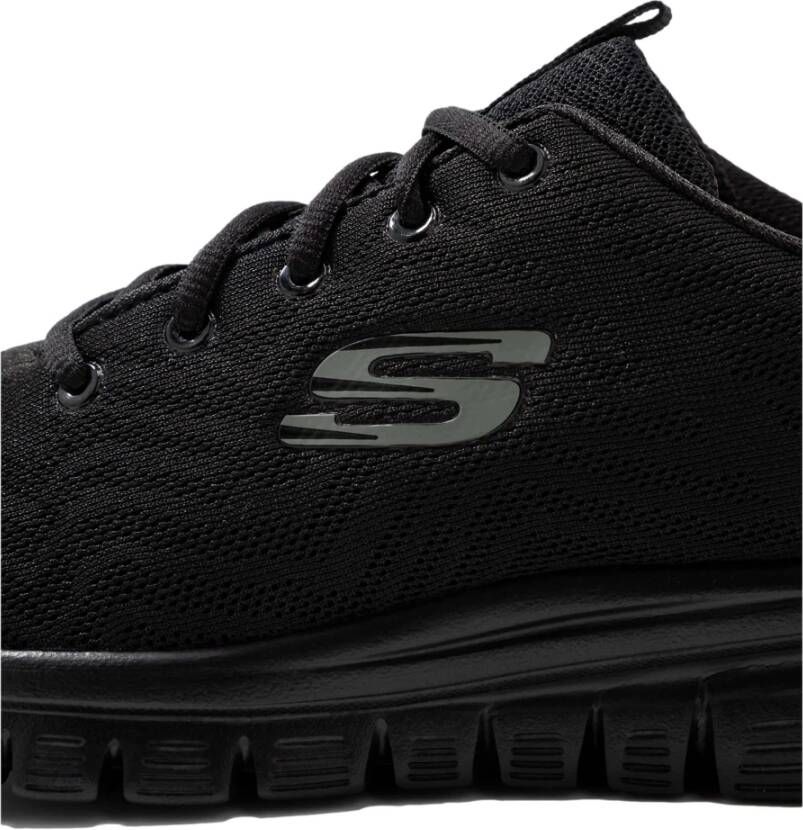 Skechers Graceful-Get Connect Sneakers Black Dames